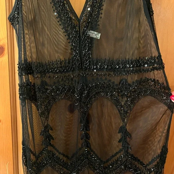 Free People Black Lace Mini Dress - Picture 4 of 7